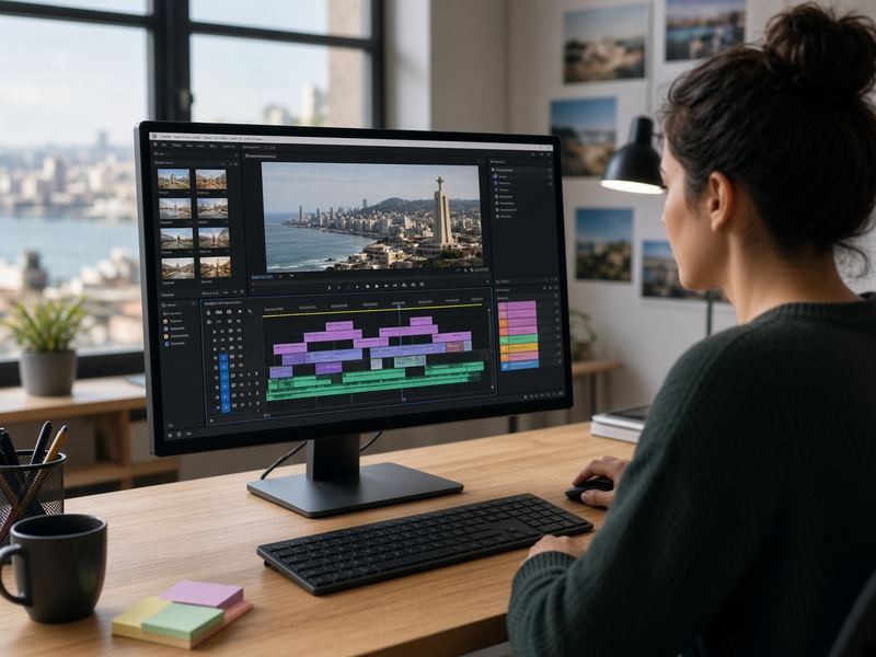 Editing workflow at Jadehair Story Lab
